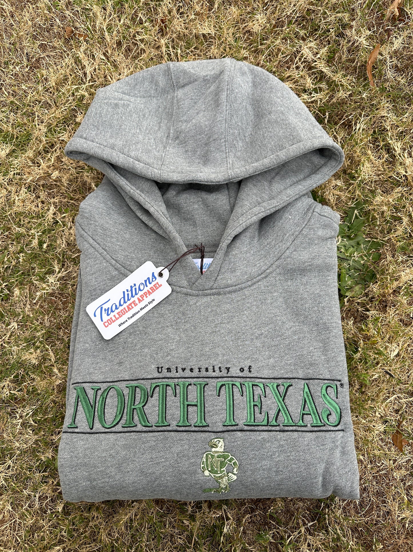 Official North Texas Oversized Hoodie (Grey)
