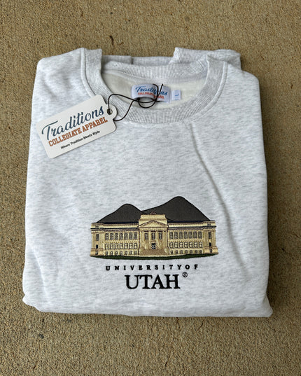 Utah Crewneck - Heather Grey