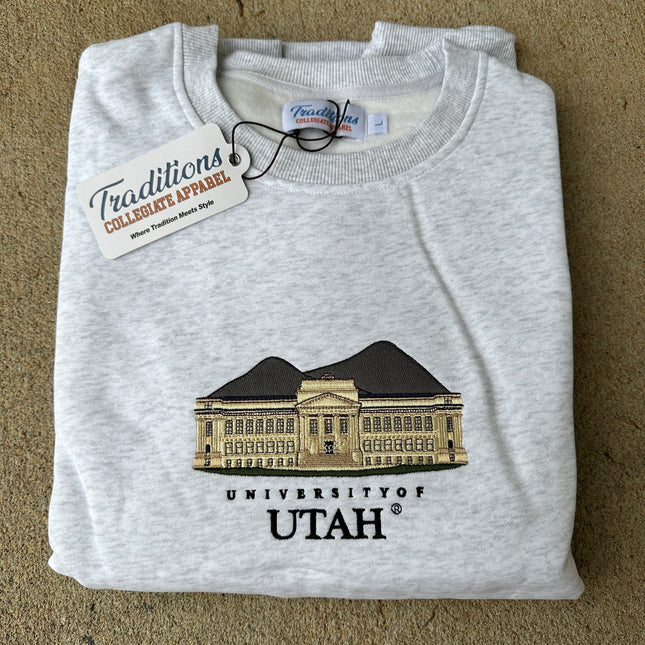 Utah Crewneck - Heather Grey