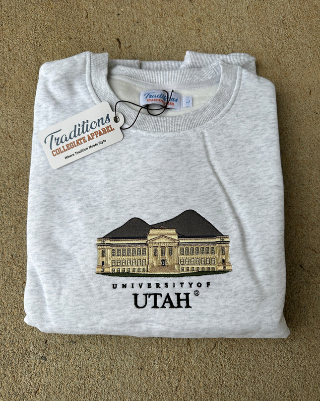 Utah Crewneck - Heather Grey