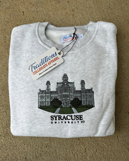 Syracuse Crewneck - Heather Grey