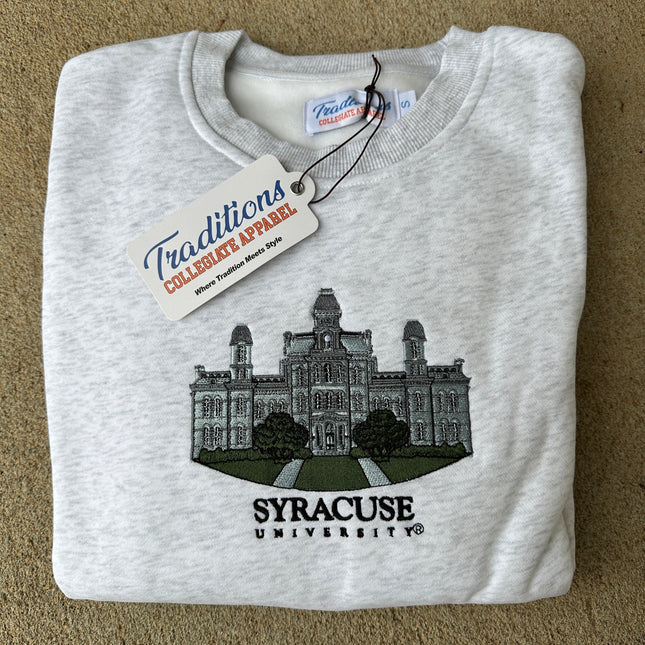 Syracuse Crewneck - Heather Grey