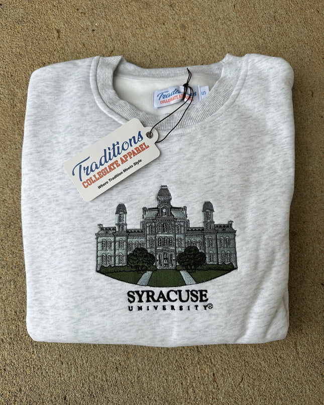 Syracuse Crewneck - Heather Grey
