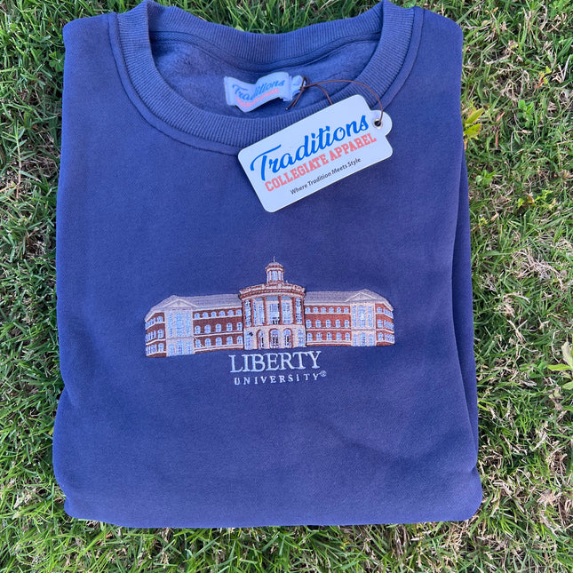 Liberty University Crewneck - Business Building