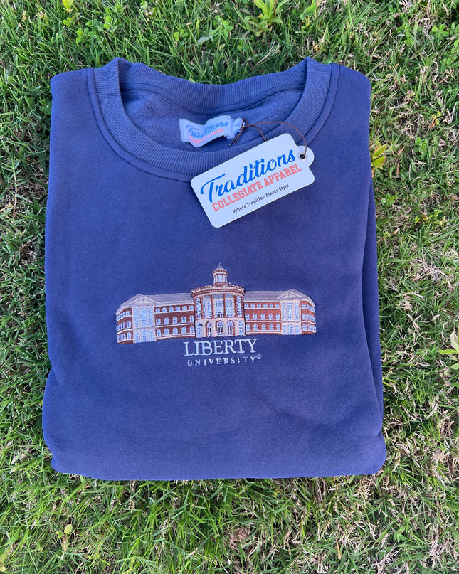 Liberty University Crewneck - Business Building