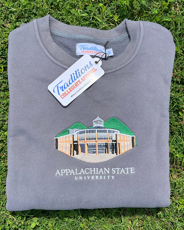 Appalachian State University Crewneck - Stone Grey