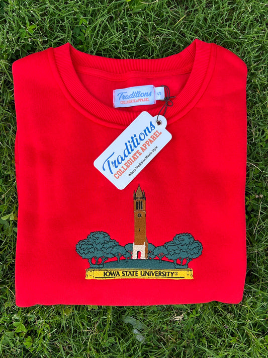 Official Iowa State Crewneck (Red)