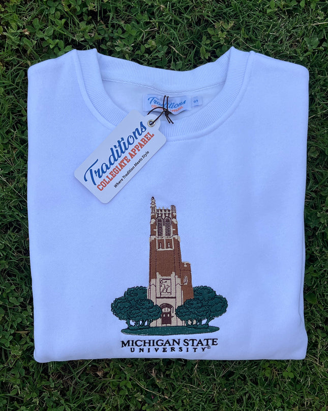 Michigan State University Crewneck - White