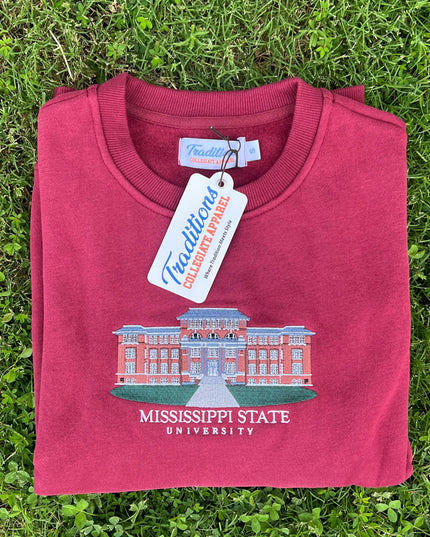 Mississippi State University Crewneck - Maroon