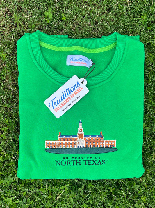 Official North Texas Crewneck (Green)