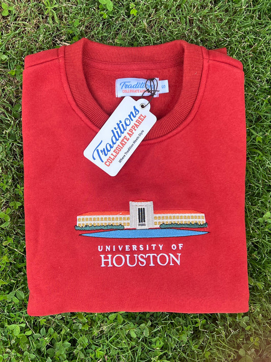 Official Houston Crewneck (Red)