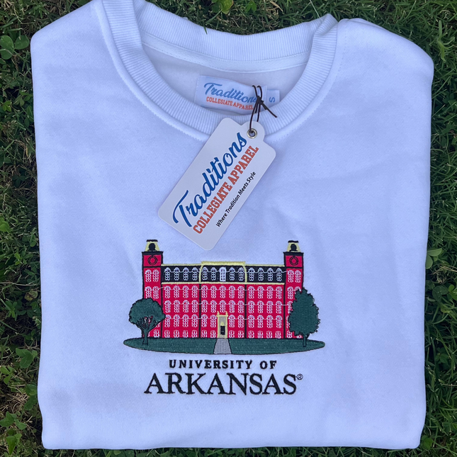 Arkansas Crewneck - White