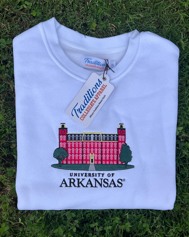 Arkansas Crewneck - White