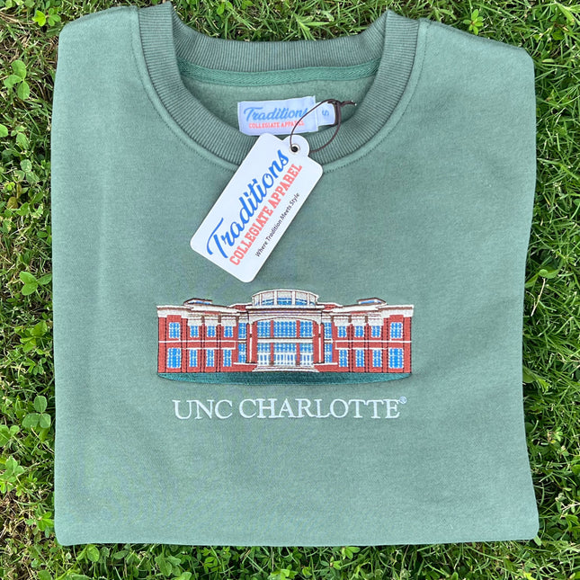UNC Charlotte Crewneck - Green
