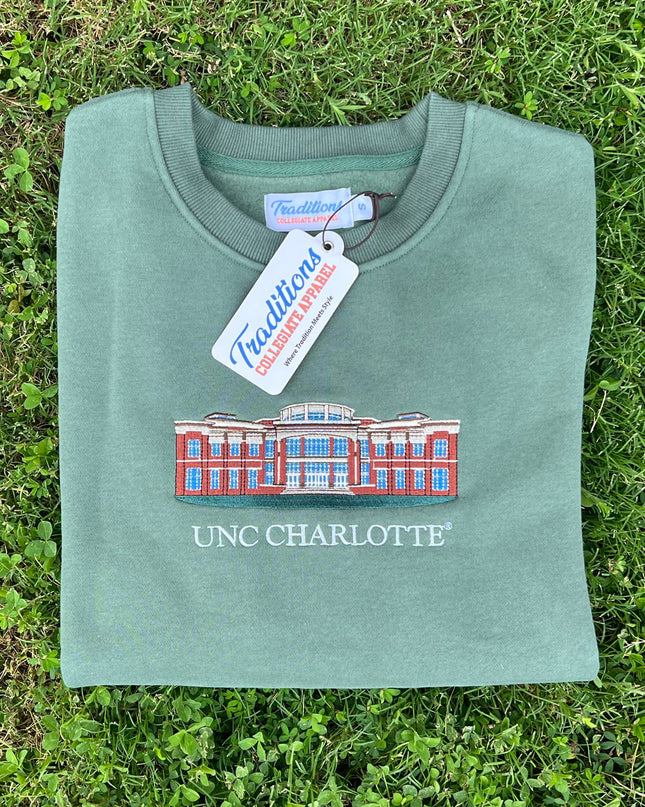 UNC Charlotte Crewneck - Green