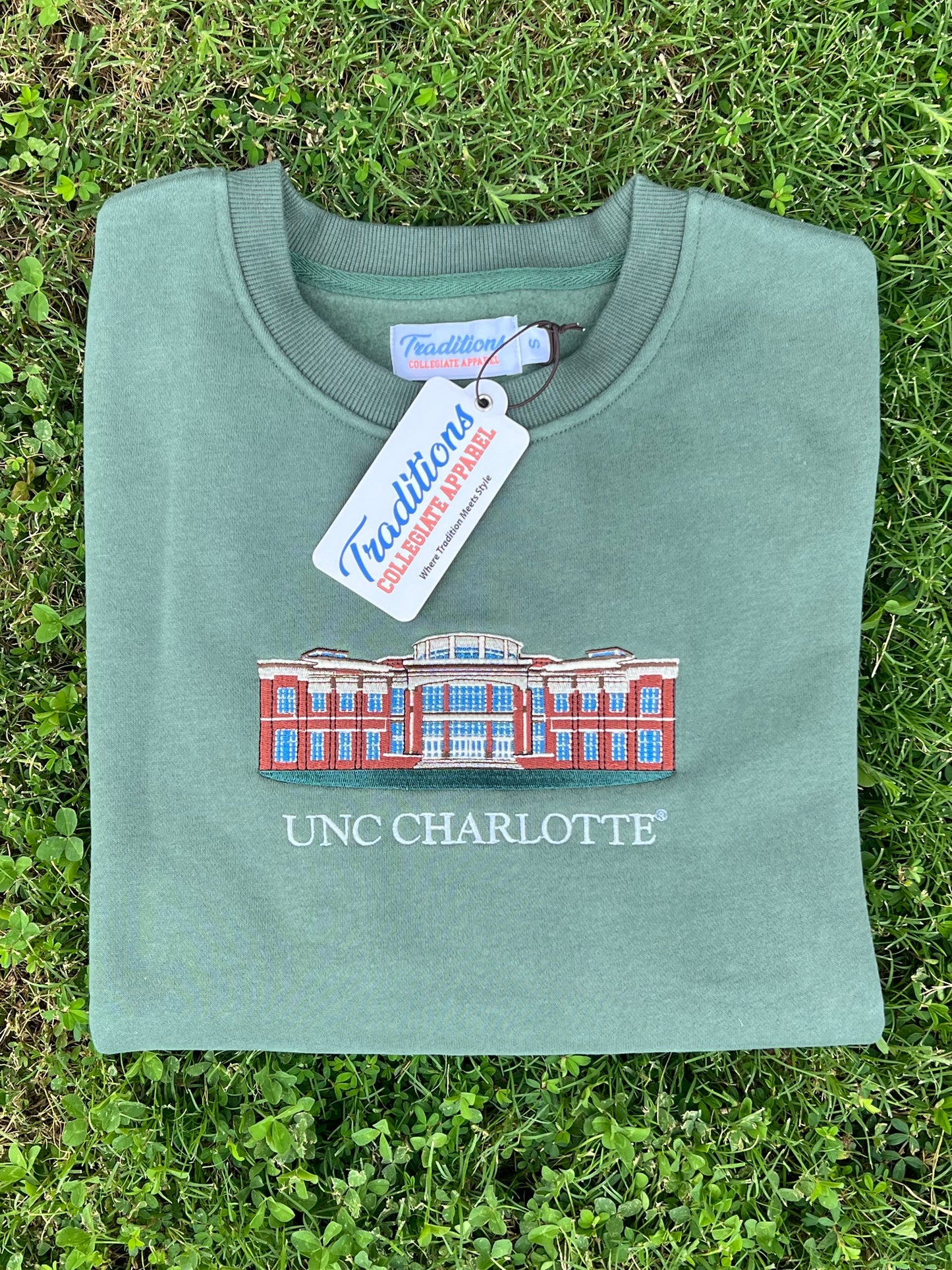 Official UNC Charlotte Crewneck (Green)