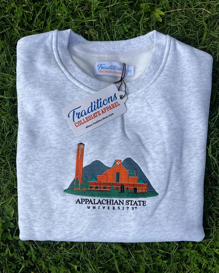 Appalachian State University Crewneck - Heather Grey