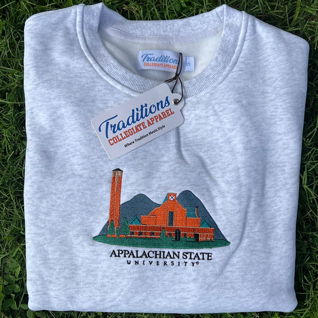 Appalachian State University Crewneck - Heather Grey