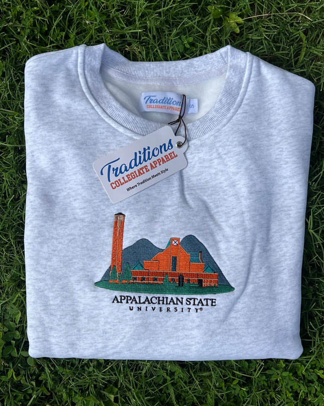 Appalachian State University Crewneck - Heather Grey