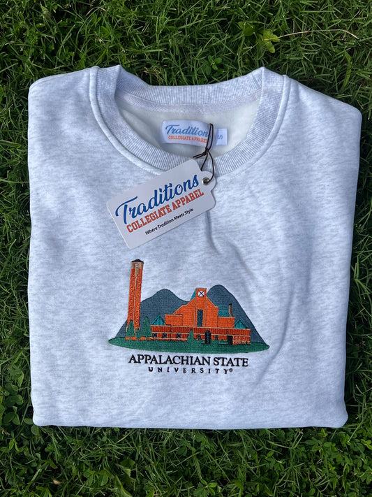 Official Appalachian State Crewneck (Heather Grey)