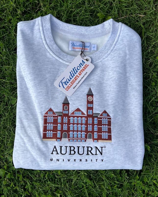 Auburn University Crewneck - Heather Gray