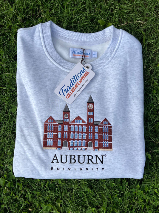 Official Auburn University Crewneck (Heather Grey)
