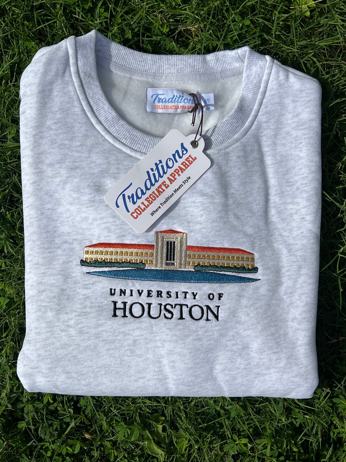 Official Houston Crewneck (Heather Grey)
