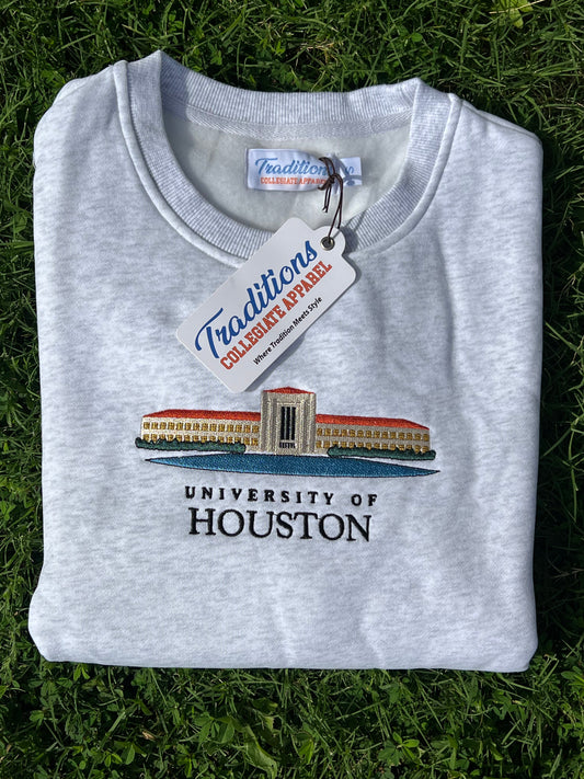 Official Houston Crewneck (Heather Grey)