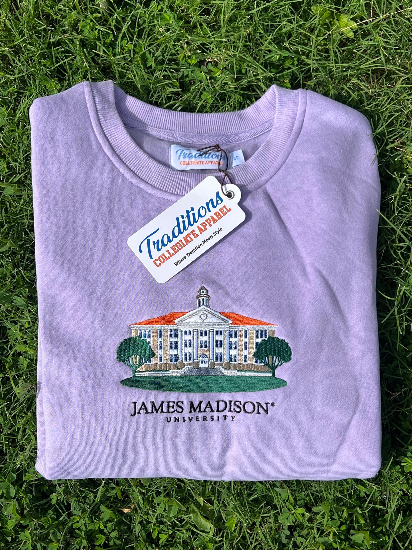 Official James Madison Crewneck (Lavender)