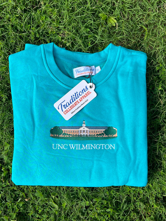 Official UNC Wilmington Crewneck (Teal)