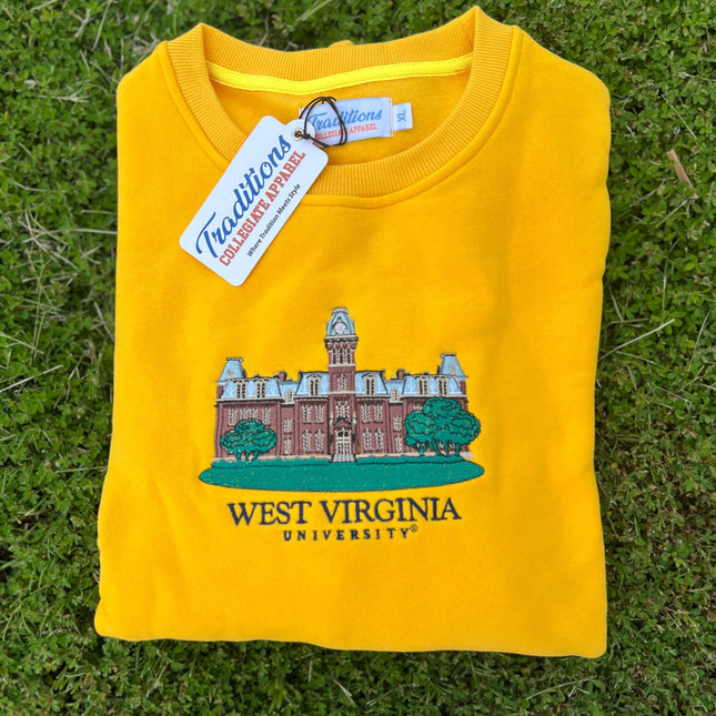 West Virginia University Crewneck - Gold