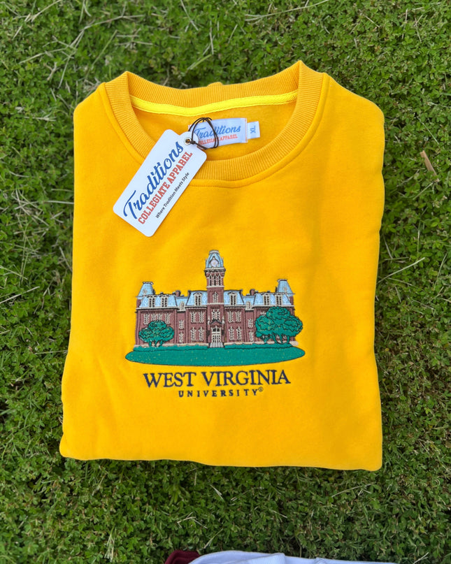 West Virginia University Crewneck - Gold