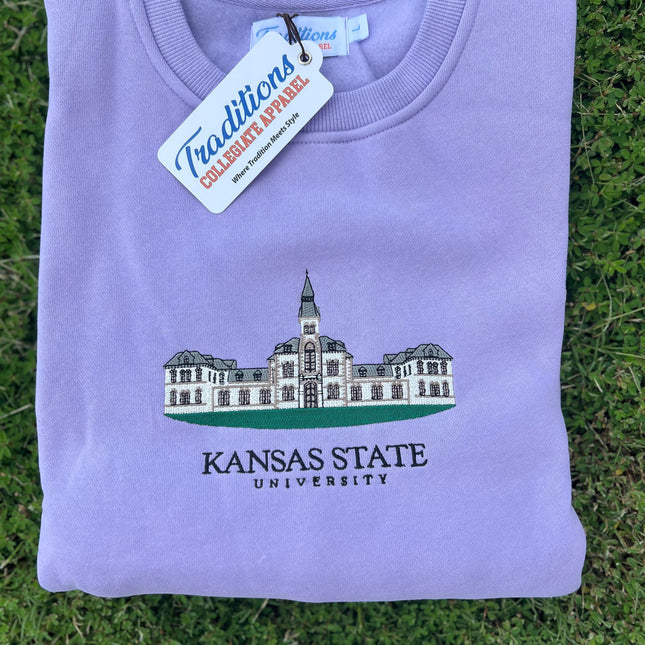 Kansas State Crewneck - Lavender