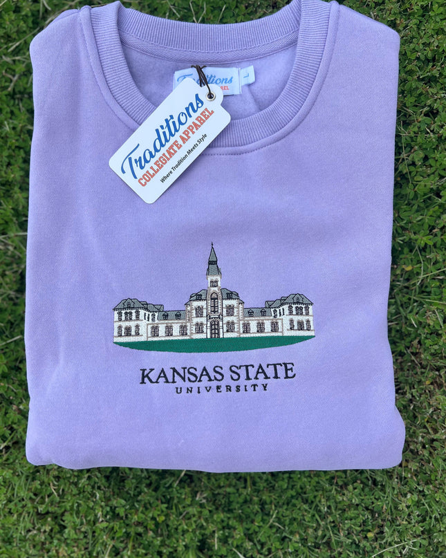 Kansas State Crewneck - Lavender