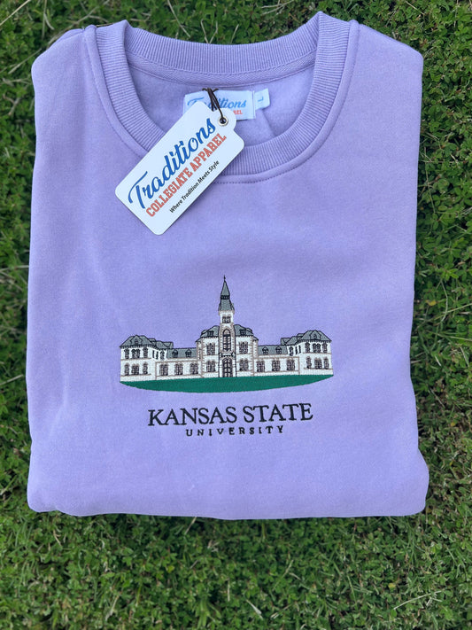Official Kansas State Crewneck (Lavender)