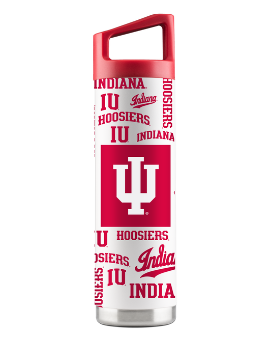 Indiana 22oz White All Over Bottle