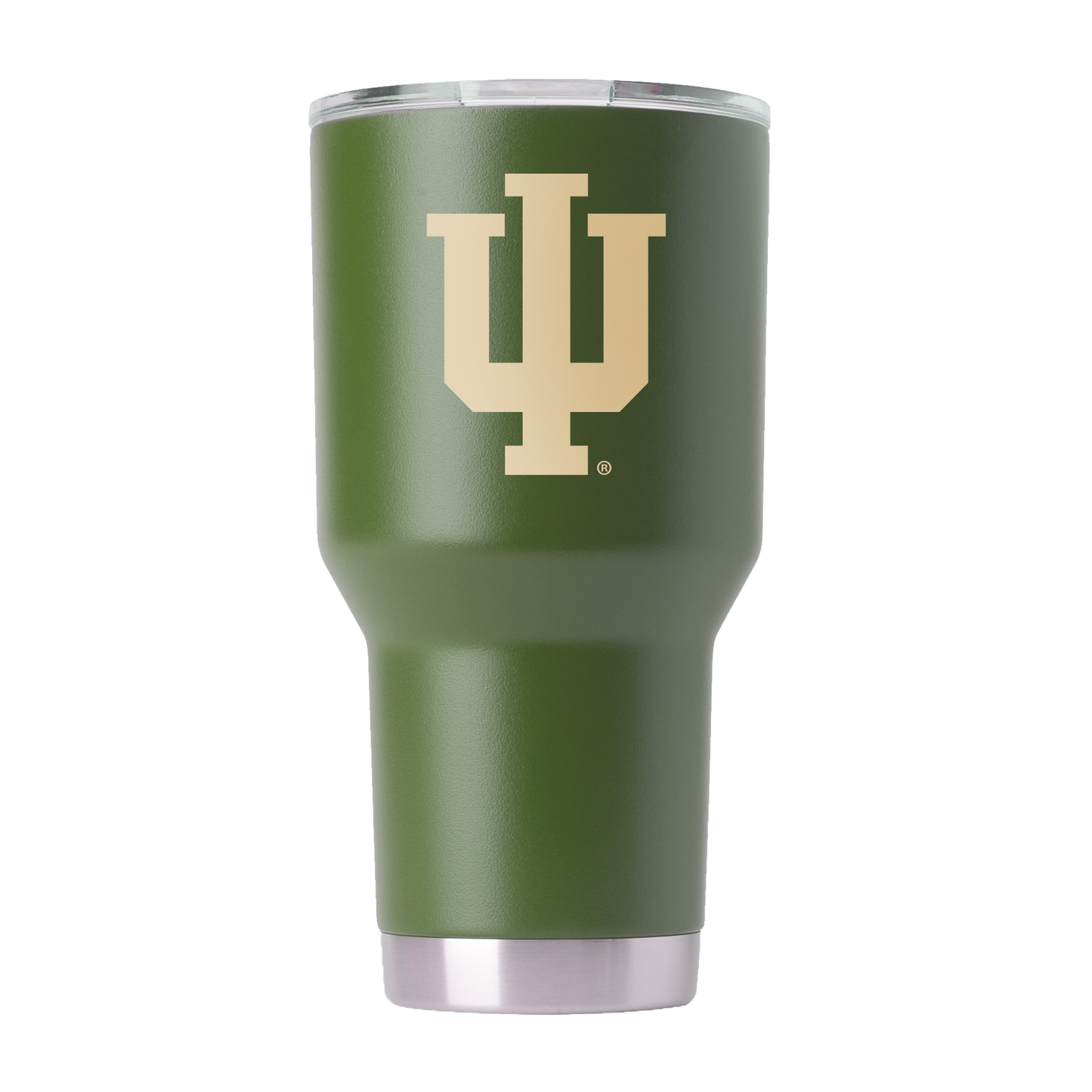 Indiana 30oz Olive Green Tumbler - American Flag Design