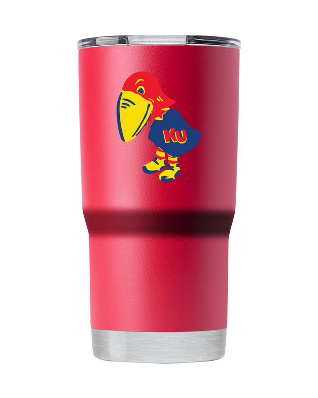 Kansas College Vault 20oz Red Tumbler