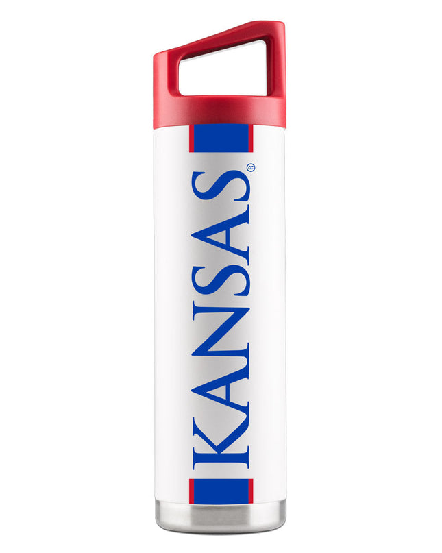 Kansas 22oz White Bottle