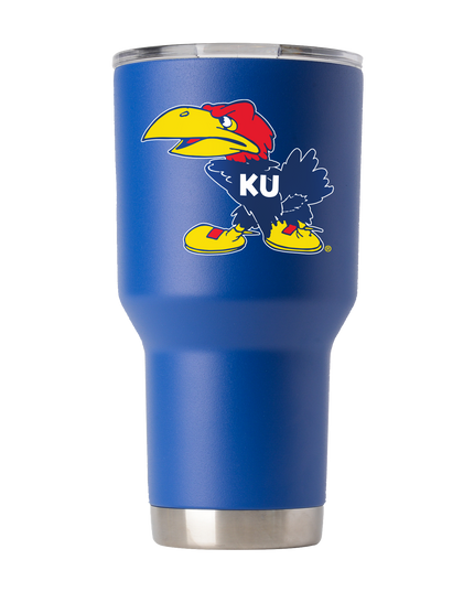 Kansas College Vault 30oz Blue Tumbler