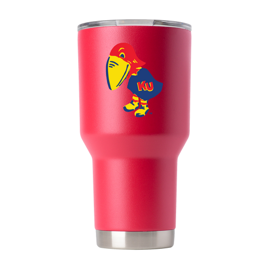 Kansas College Vault 30oz Red Tumbler