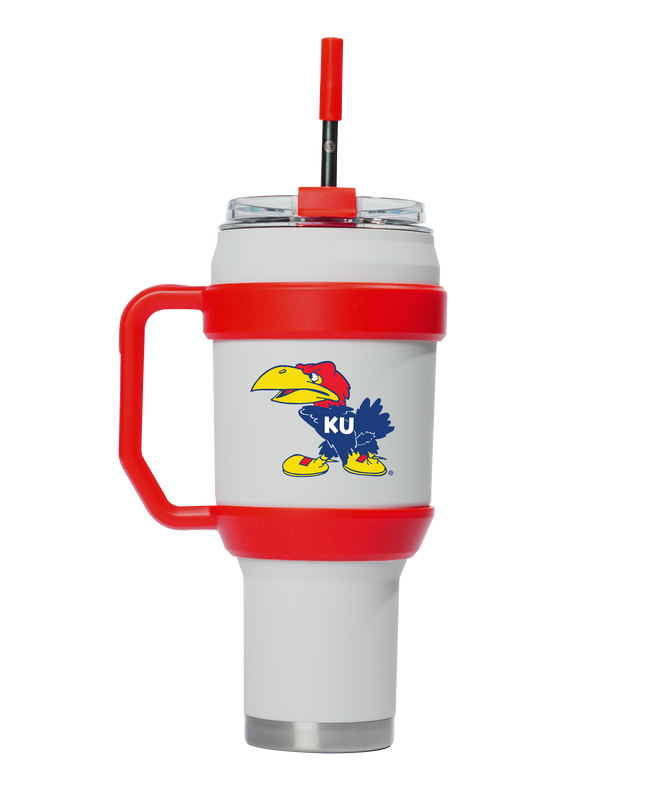 Kansas College Vault 40oz Stainless Steel Tumbler