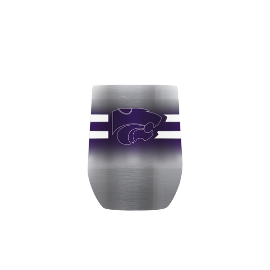 Kansas State 12oz Stemless Tumbler