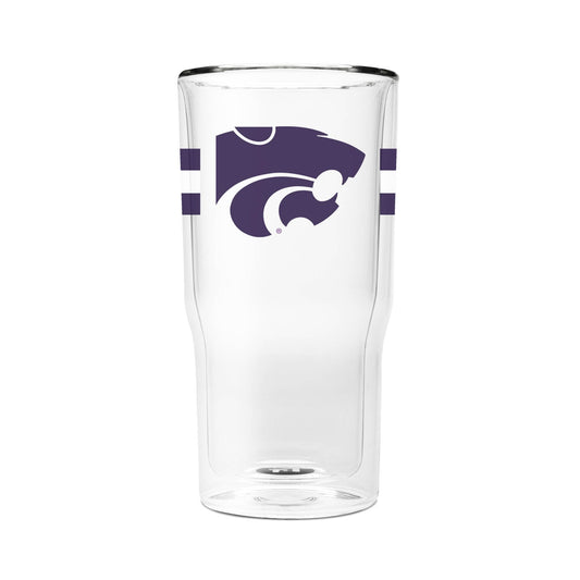 Kansas State 16oz 2-Pack Glass Tumblers