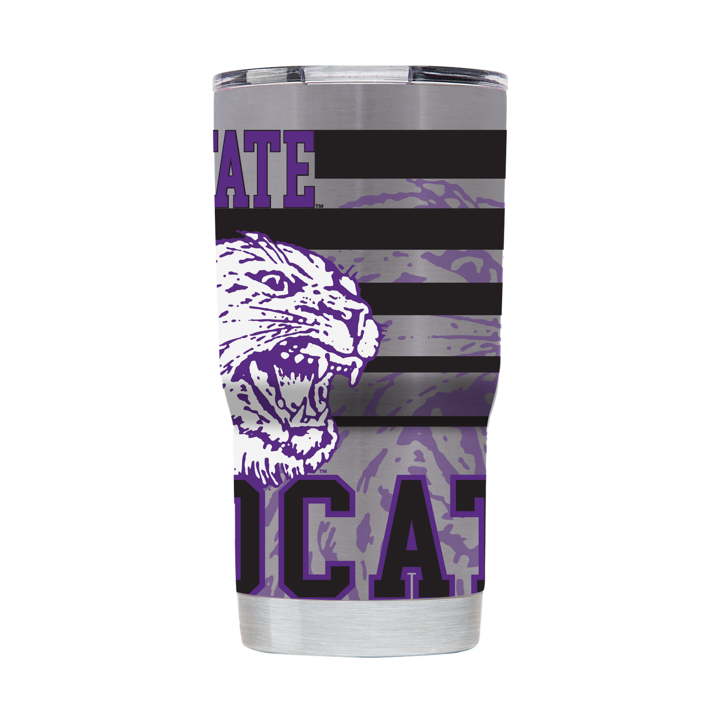 Kansas State College Vault 20oz Stainless Steel Tumbler