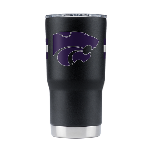 Kansas State 20oz Black Tumbler