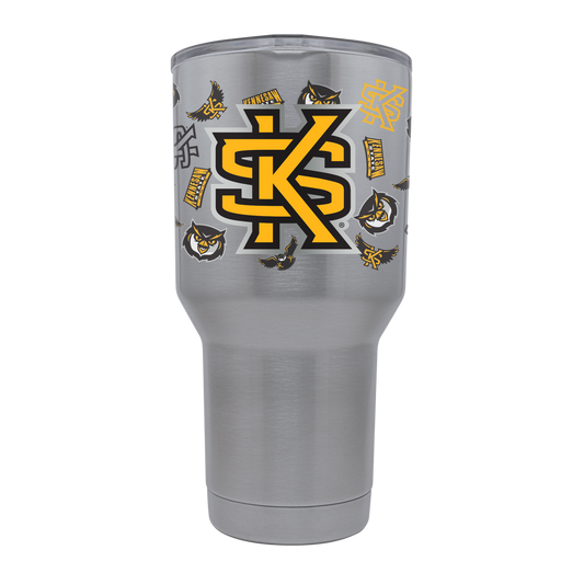 Kennesaw State 30oz Stainless Steel Tumbler - All Over