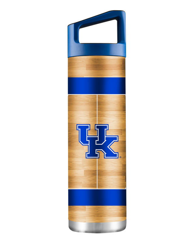 Kansas 22oz Basketball Court Bottle