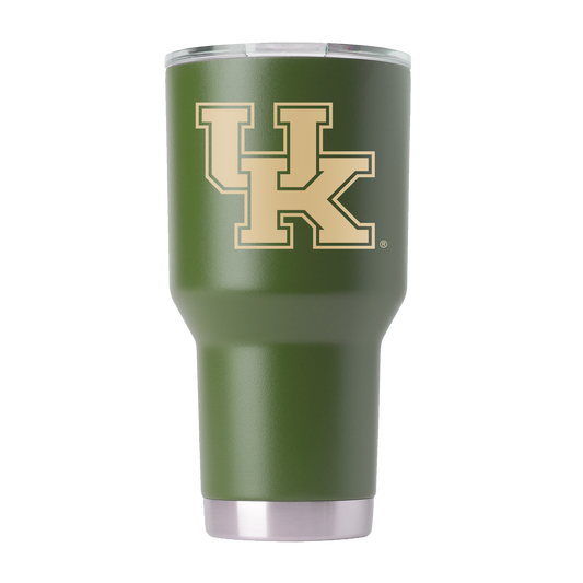 Kentucky 30oz Olive Green Tumbler - American Flag Design