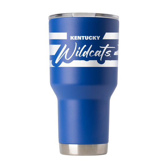 Kentucky 30oz Script Blue Tumbler